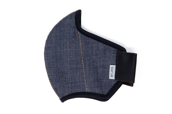 INDIGO cotton/linen denim MASK