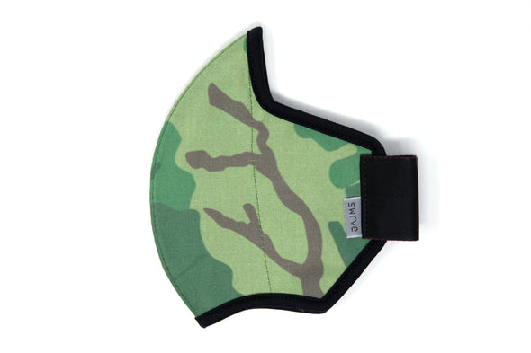 LONG camo cotton MASK