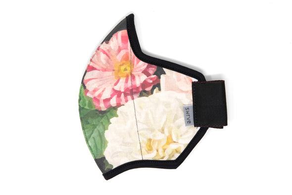 LONG floral cotton MASK