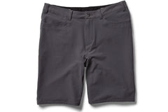 flat shot of the TRANSVERSE trouser shorts in grey