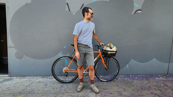 grey wash CORDURA® jorts