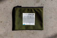OLIVE CORDURA TRAVEL POUCH