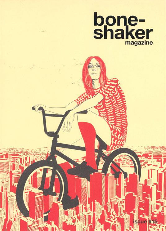 flatshot of the cover of Boneshaker magazine issue #15