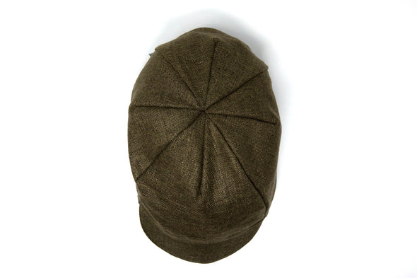 _blk label 4-panel silk CAP