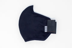 flat shot of the mid-summer cotton mask in black