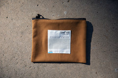 RUST CANVAS TRAVEL POUCH