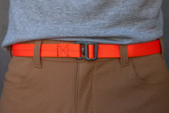 Matt is wearing the 1" belt in safety orange.