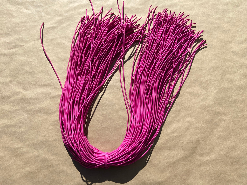 flat shot of our mask color cord in fuchsia
