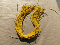 flat shot of our mask color cord in gold
