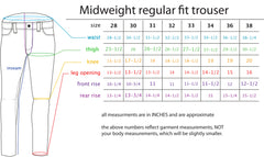 midweight REGULAR TROUSERS