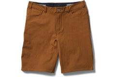 durable cotton trouser shorts in CA grizzly brown