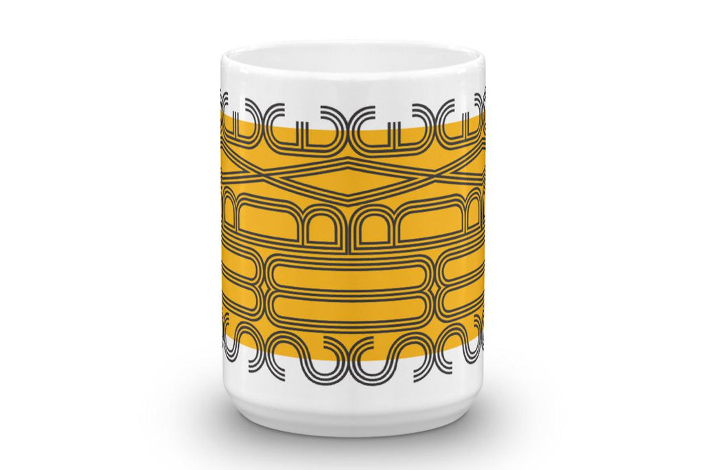 mug : MODERNE / golden yellow