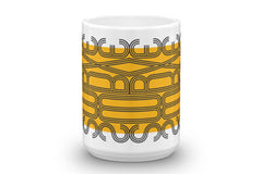 mug : MODERNE / golden yellow