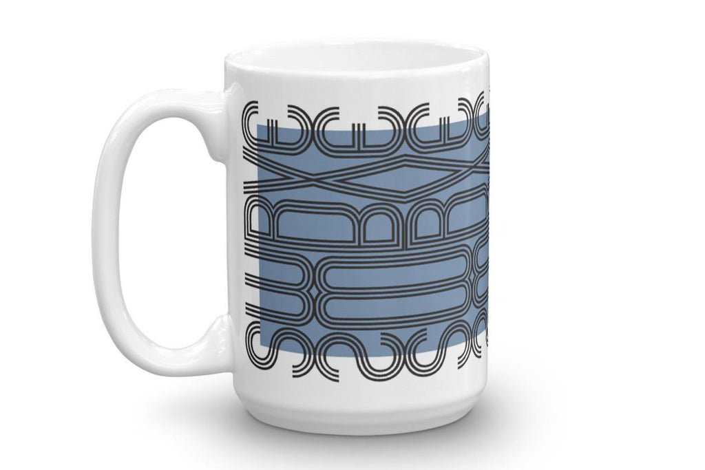 mug : MODERNE / steel blue