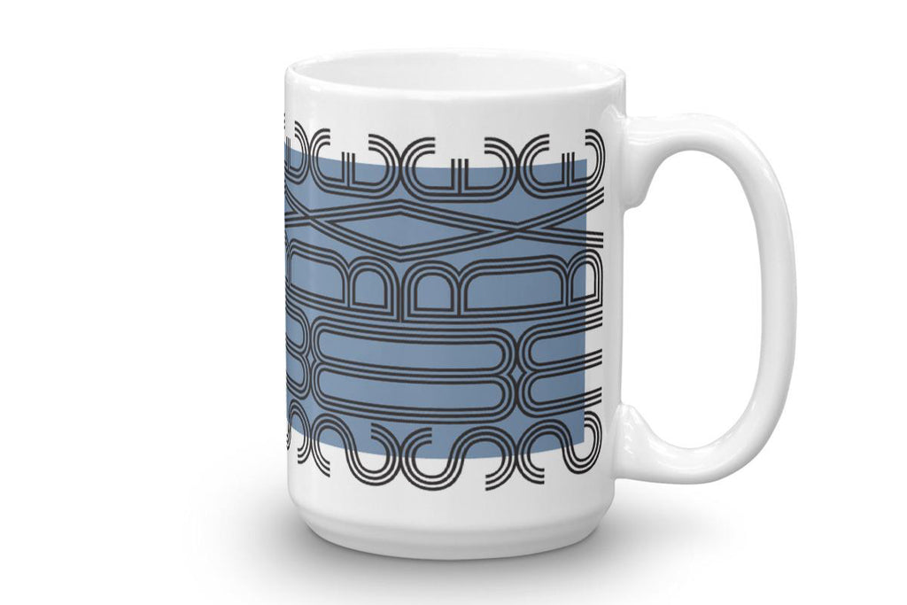 mug : MODERNE / steel blue